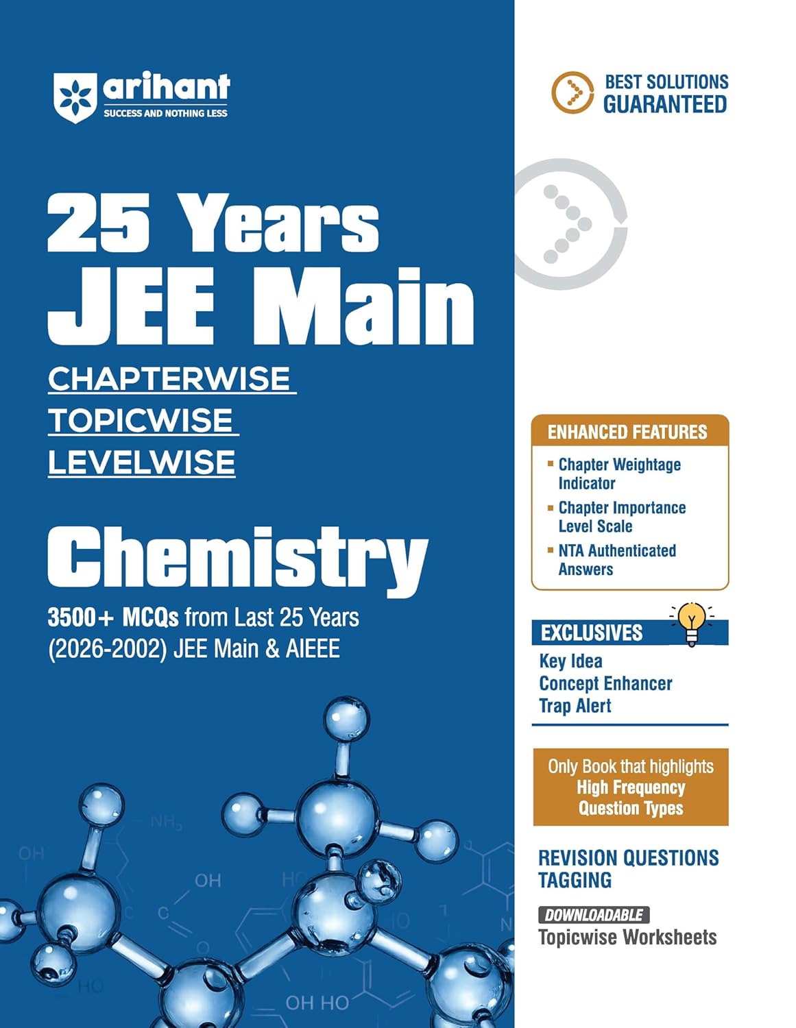 Arihant 25 Years Chemistry JEE Main Preparation Chapterwise & Topicwise Textbook - Bhandari Stationers Arihant 25 Years Chemistry JEE Main Preparation Chapterwise & Topicwise Textbook - Bhandari Stationers