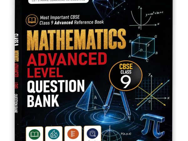 Educart Mathematics Advanced Level Question Bank For CBSE Class 9th Latest Edition 2026-27 - Bhandari Stationers