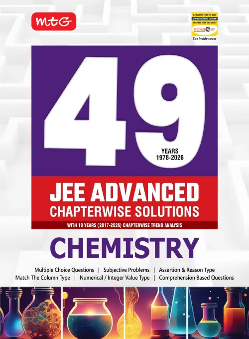 MTG 49 Years (1978-2026) JEE Advanced Chemistry Chapterwise Solution Book Latest Edition 2026-27 - Bhandari Stationers