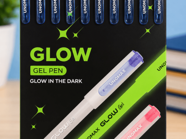 Unomax Glow Gel Pen Glowing In The Dark Water Proof Ink 10 Unit Pack - Bhandari Stationers