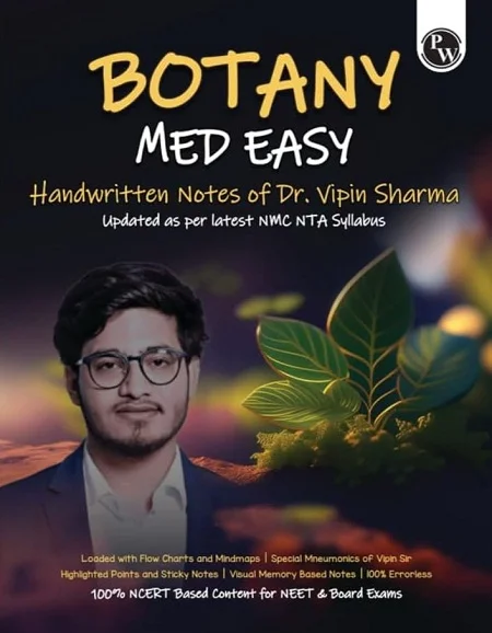 PW Botany Med Easy NCERT Based Handwritten Notes By Dr. Vipin Sharma For NEET Students - Bhandari Stationers