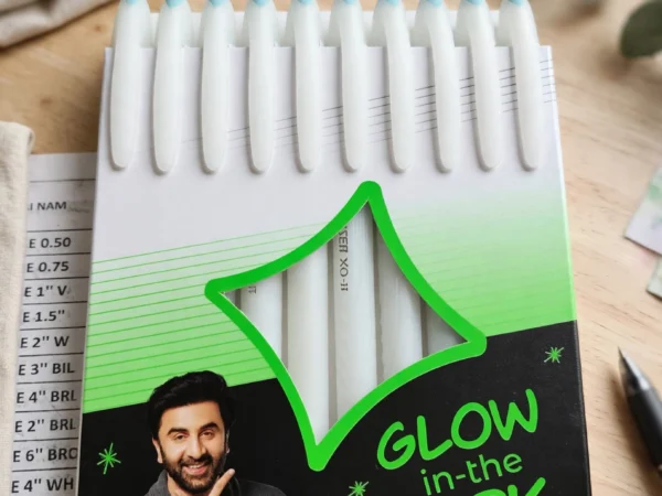 Hauser Glow Pen Ball Pen 10 Unit Pack - Bhandari Stationers