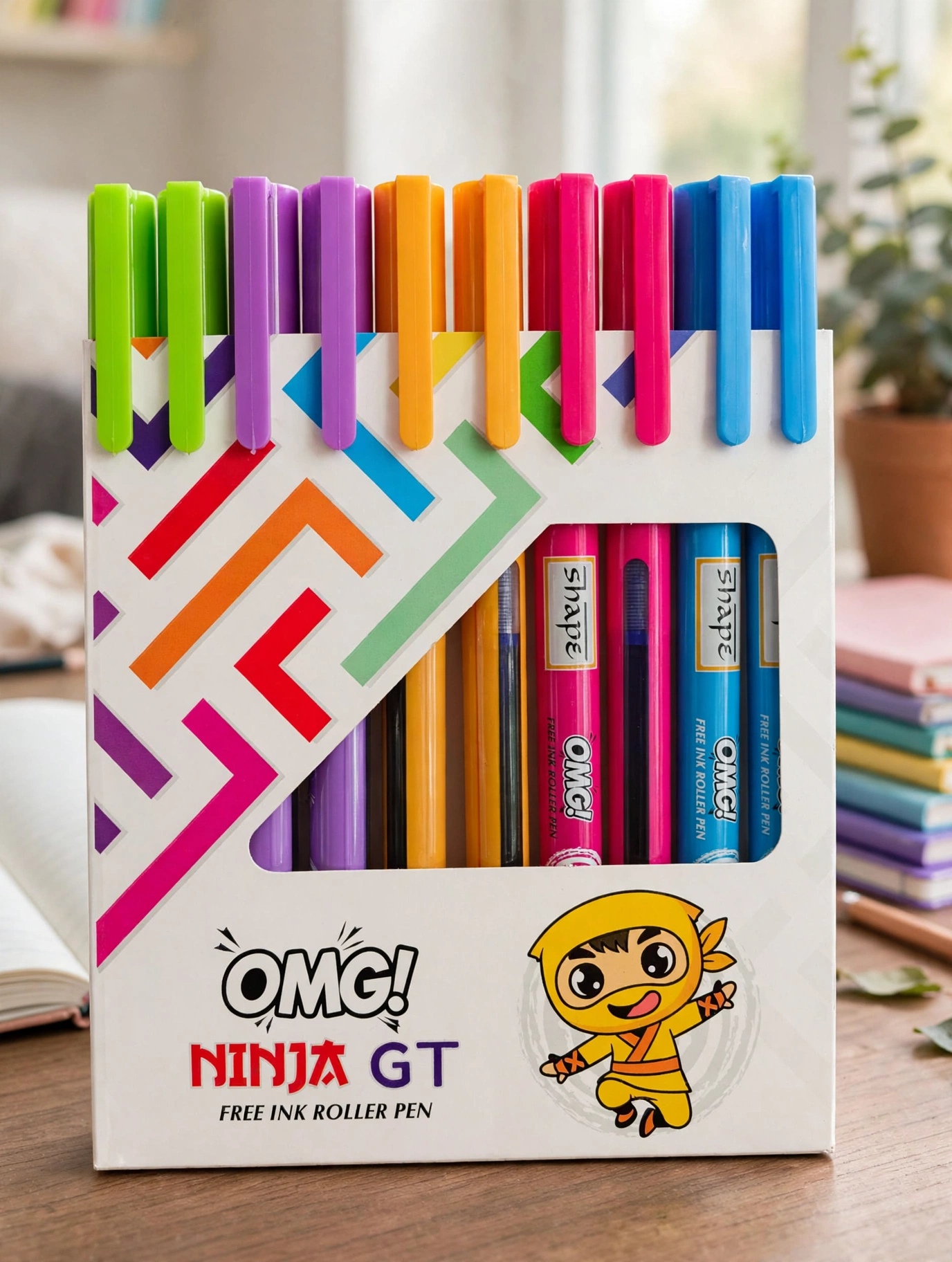 Shape OMG Ninja GT Ink Free Roller Pen 10 Unit Per Pack - Bhandari Stationers Shape OMG Ninja GT Ink Free Roller Pen 10 Unit Per Pack - Bhandari Stationers