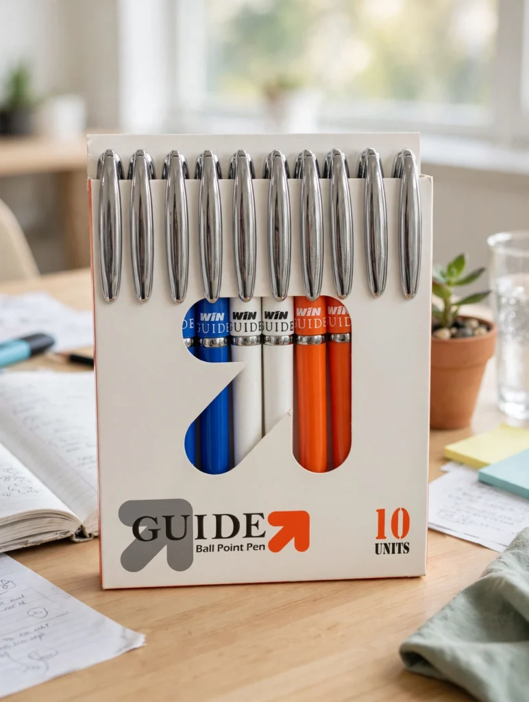 Win Guide Ball Pen 10 Unit Per Pack For Best Hand Writing - Bhandari Stationers