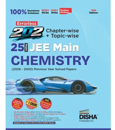 Disha Chemistry 25 Years JEE Main Solved Paper Chapter-wise+Topic-wise - Bhandari Stationers