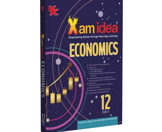 VK Xam Idea Economics Book For CBSE Class 12th Latest Edition 2026-27 - Bhandari Stationers