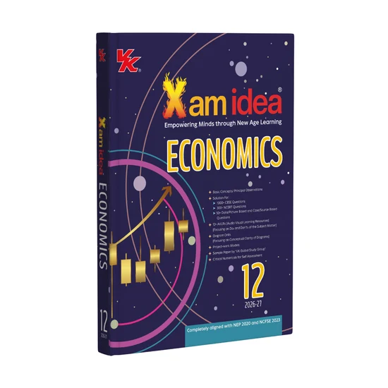 VK Xam Idea Economics Book For CBSE Class 12th Latest Edition 2026-27 - Bhandari Stationers