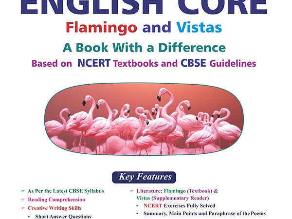 Golden English Core Flamingo and Vistas Guide Book For CBSE Class 12th Latest Edition 2026-27 - Bhandari Stationers Kota
