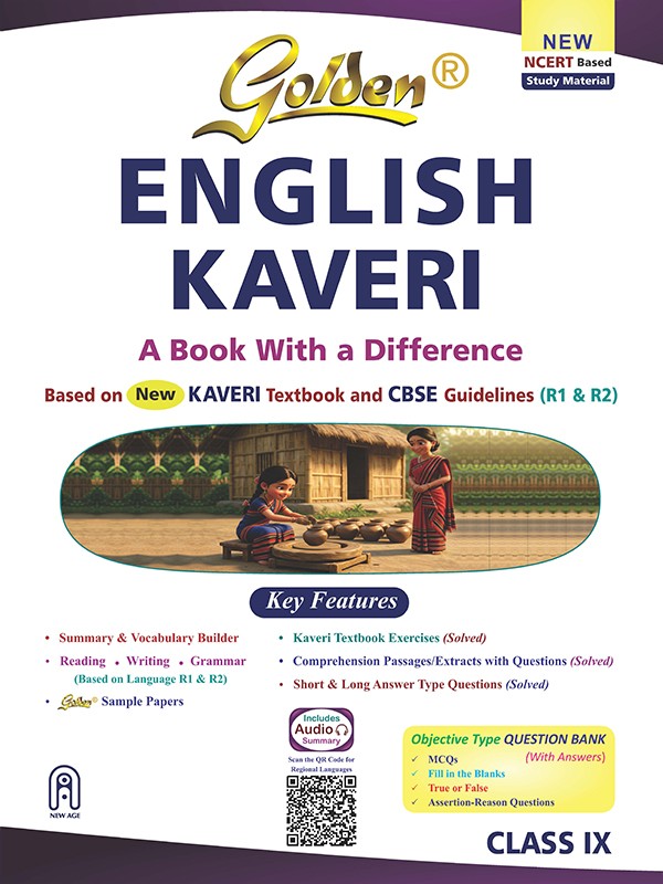 Golden English Kaveri For CBSE Class 9th Latest Edition 2026-27 - Bhandari Stationers