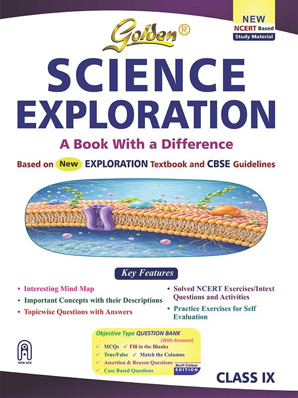 Golden Science Exploration For CBSE Class 9th Latest Edition 2026-27 - Bhandari Stationers