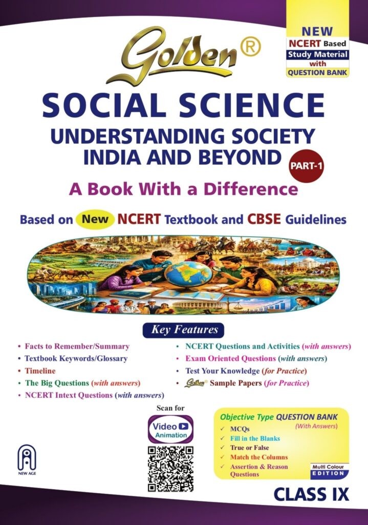 Golden Social Science Part 1 For CBSE Class 9th Latest Edition 2026-27 - Bhandari Stationers