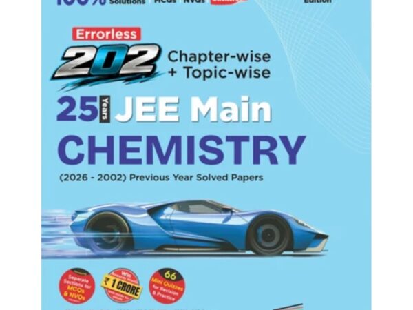 Disha Chemistry 25 Years JEE Mains Solved Paper Chapter-wise+Topic-wise - Bhandari Stationers