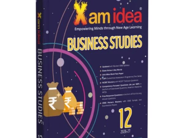 VK Xam Idea Business Studies Book For CBSE Class 12th Latest Edition 2026-27 - Bhandari Stationers