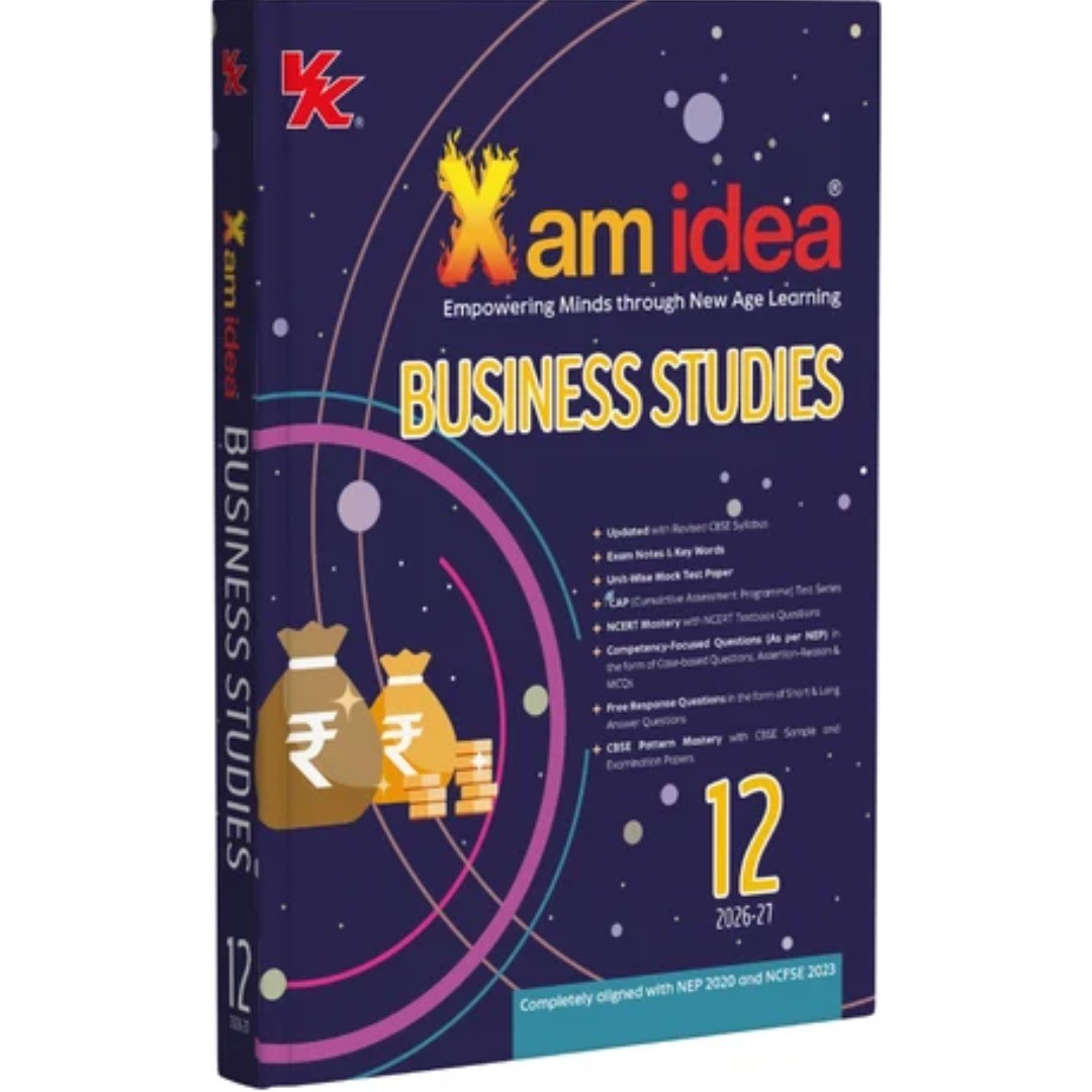 VK Xam Idea Business Studies Book For CBSE Class 12th Latest Edition 2026-27 - Bhandari Stationers VK Xam Idea Business Studies Book For CBSE Class 12th Latest Edition 2026-27 - Bhandari Stationers