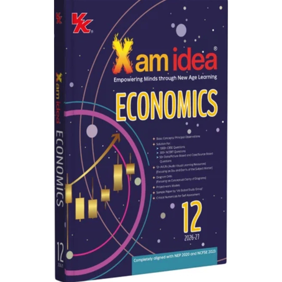VK Xam Idea Economics Book For CBSE Class 12th Latest Edition 2026-27 - Bhandari Stationers Kota VK Xam Idea Economics Book For CBSE Class 12th Latest Edition 2026-27 - Bhandari Stationers Kota