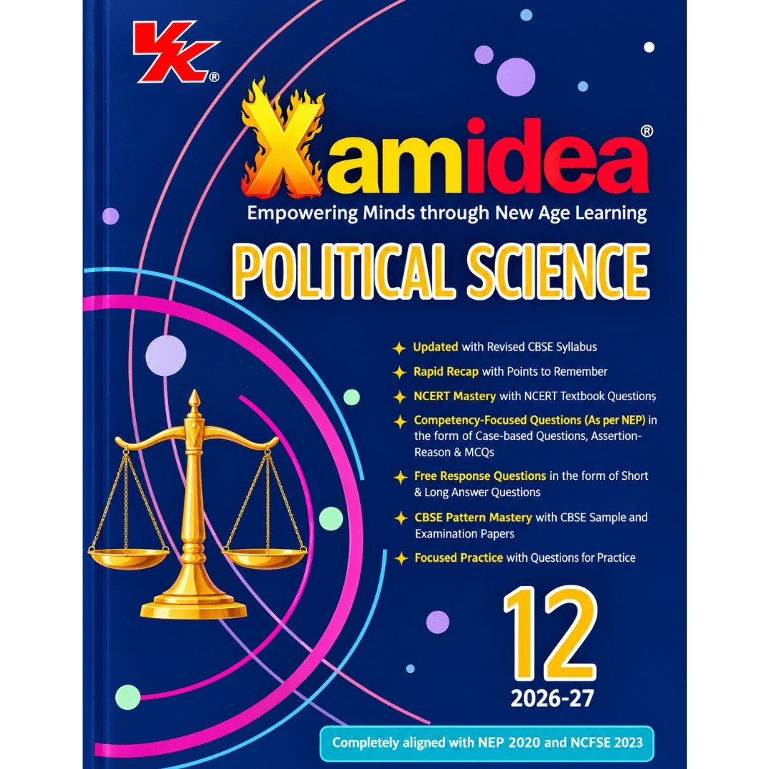 VK Xam Idea Political Science Book For Class 12th Latest Edition 2026-27 - Bhandari Stationers VK Xam Idea Political Science Book For Class 12th Latest Edition 2026-27 - Bhandari Stationers