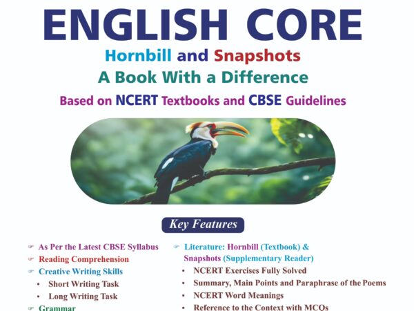 Golden English Core Hornbill And Snapshots For CBSE Class 11th Latest Edition 2026-27 - Bhandari Stationers Kota