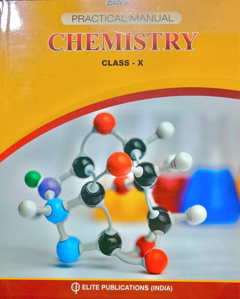 Elite’s Chemistry Practical Manual For Class 10th New Edition - Bhandari Stationers Kota