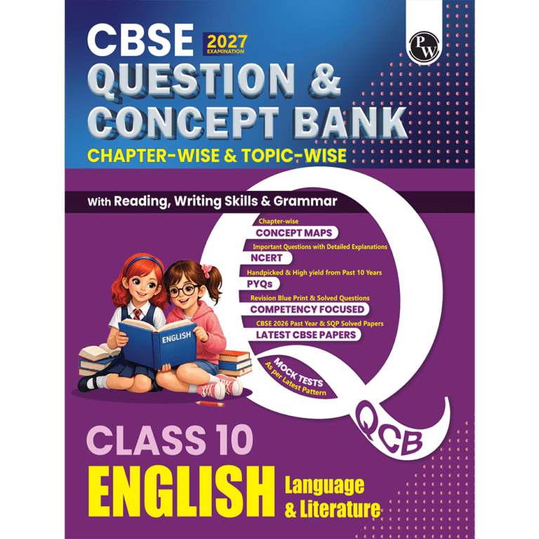 PW English Language and Literature CBSE Question Bank For Class 10th Latest Edition 2027 - Bhandari Stationers Kota
