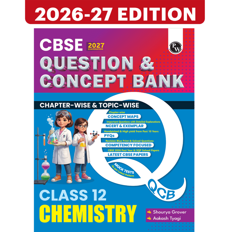 PW Chemistry CBSE Question Bank For Class 12th Latest Edition 2027 - Bhandari Stationers Kota