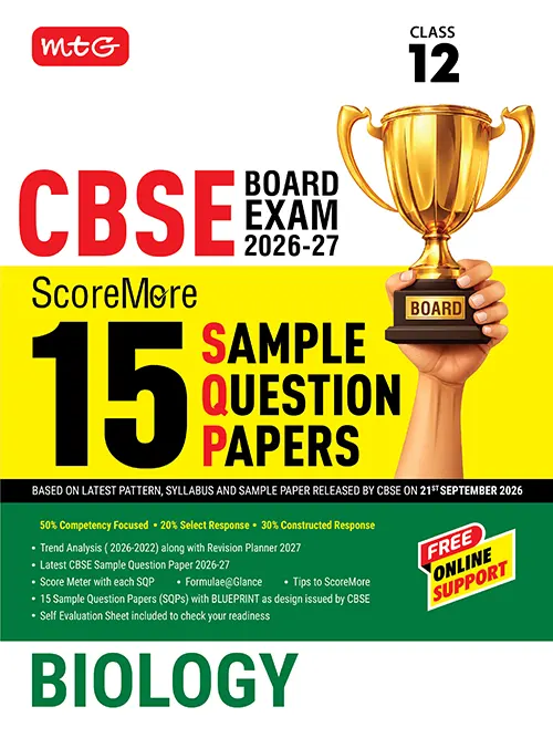 MTG Biology 15 Sample Paper For CBSE Class 12th 2027 Exam With Solution - Bhandari Stationers Kota