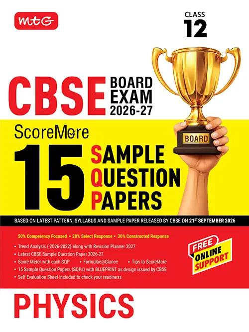 MTG Physics 15 Sample Paper For CBSE Class 12th 2027 Exam With Solution - Bhandari Stationers Kota