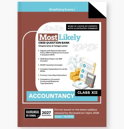 Gurukul By Oswal Accountancy Most Likely CBSE Best Question Bank For Class 12th Exam 2027 - Bhandari Stationers Kota