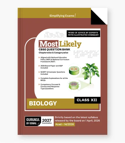 Gurukul By Oswal Biology Most Likely CBSE Best Question Bank For Class 12th Exam 2027 - Bhandari Stationers Kota