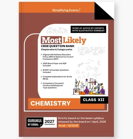 Gurukul By Oswal Chemistry Most Likely CBSE Best Question Bank For Class 12th Exam 2027 - Bhandari Stationers Kota