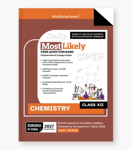 Gurukul By Oswal Chemistry Most Likely CBSE Best Question Bank For Class 12th Exam 2027 - Bhandari Stationers Kota