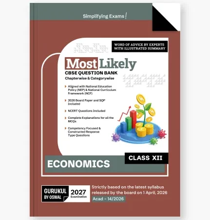 Gurukul By Oswal Economics Most Likely CBSE Best Question Bank For Class 12th Exam 2027 - Bhandari Stationers Kota