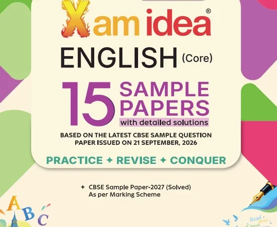 VK Xam Idea English Core 15 Sample Paper For CBSE Class 12th 2027 Exam With Detailed Solutions - Bhandari Stationers Kota