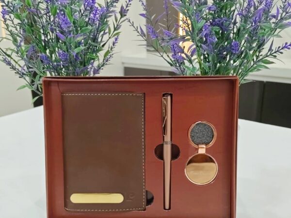 Pierre Cardin Mustang Gift Set Inside Pen, Card Holder and Keychain - Bhandari Stationers Kota