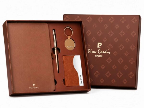 PIERRE CARDIN Grace Gift Set Ball Pen, Diary, Card holder and Key Chain - Bhandari Stationers Kota