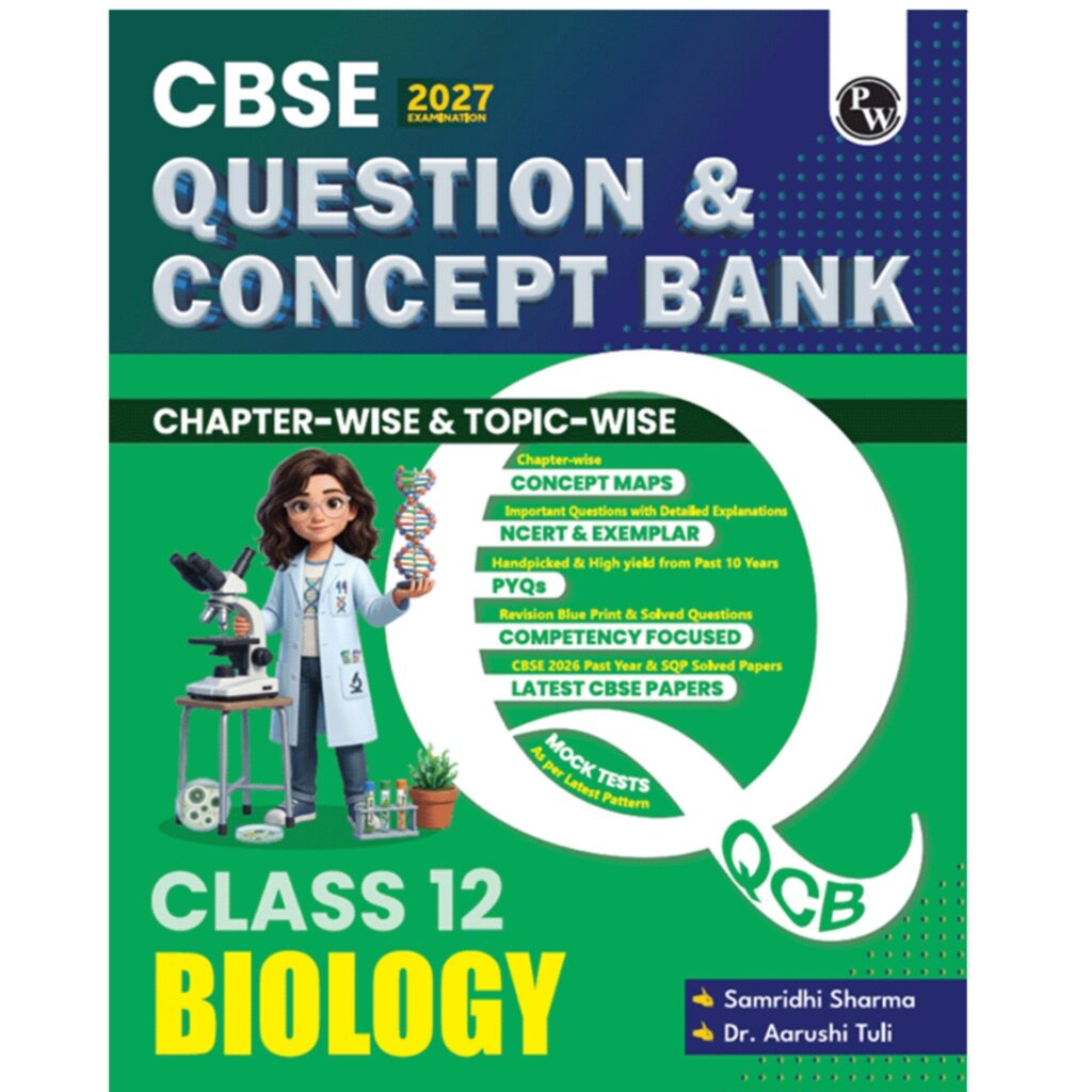 PW Biology CBSE Question Bank For Class 12th Latest Edition 2027 - Bhandari Stationers Kota