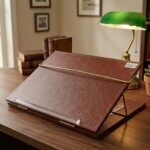 Premium Brown Leatherette Adjustable Table Top - Bhandari Stationers Kota