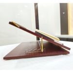 Premium Brown Leatherette Adjustable Table Top - Bhandari Stationers Kota