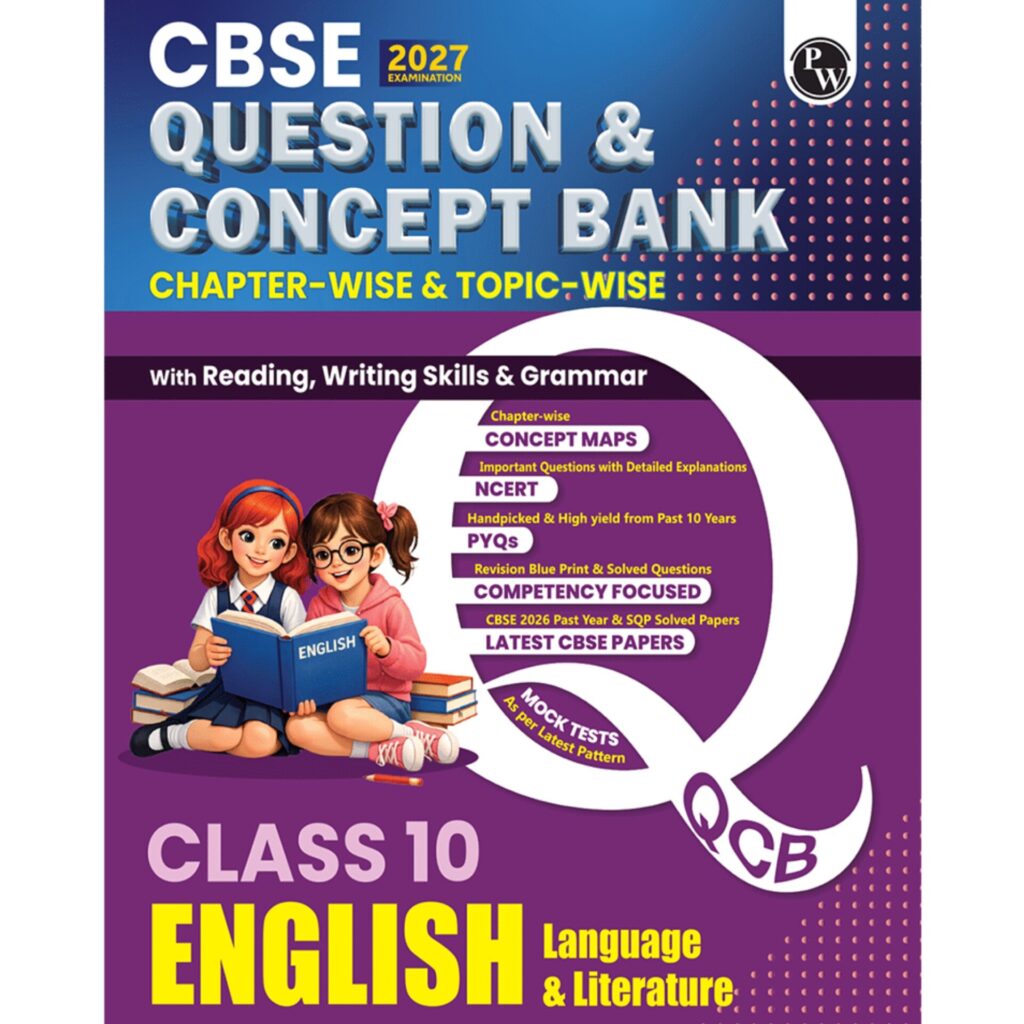 PW English Language and Literature CBSE Question Bank For Class 10th Latest Edition 2027 - Bhandari Stationers Kota