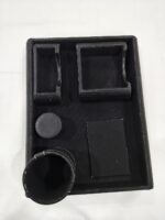 Desk Top Best Pen Stand Premium Black Color Leather Made - Bhandari Stationers Kota