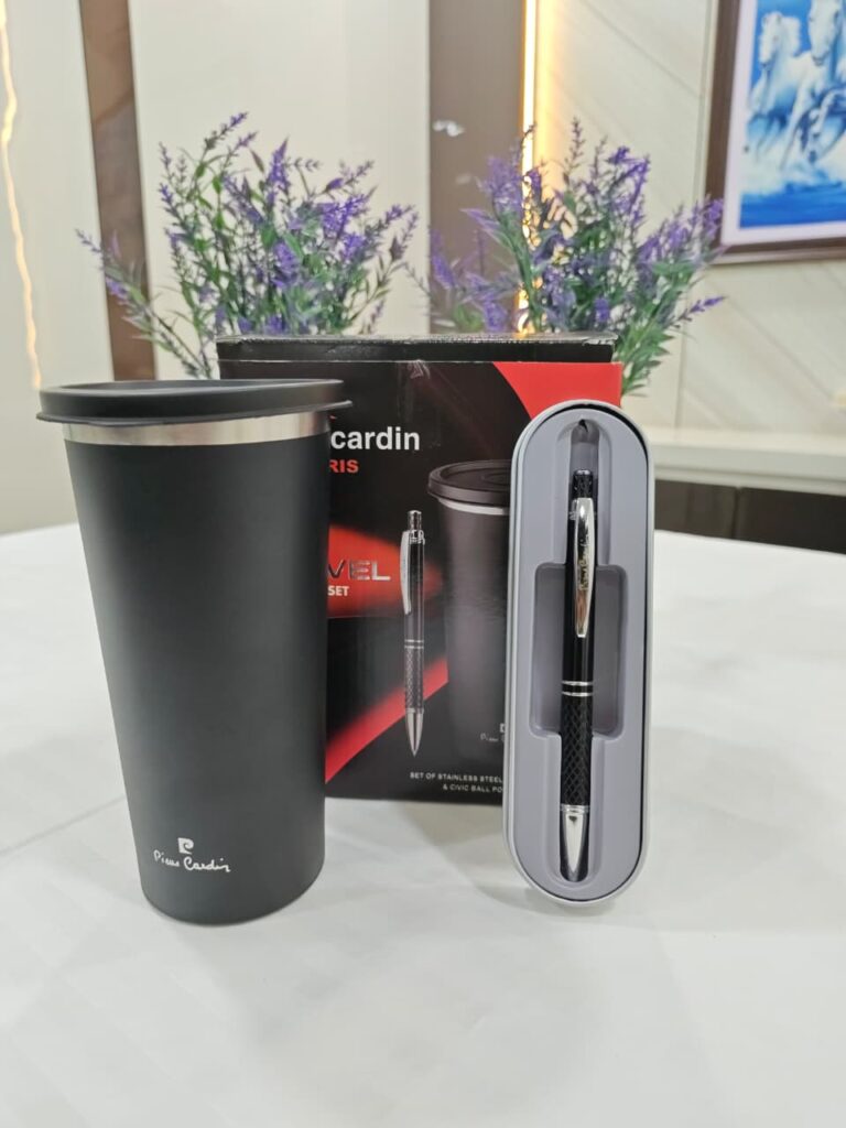 Pierre Cardin Travel Gift Set Inside Pen With Tumbler - Bhandari Stationers Kota