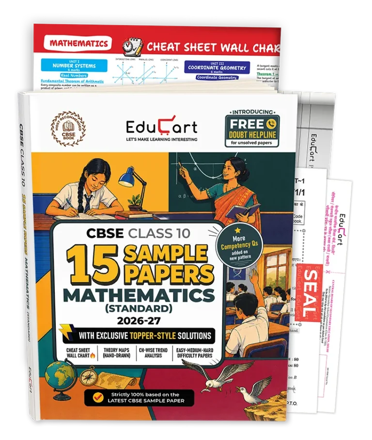 Educart Mathematics Best Sample Papers For CBSE Class 10th Latest Edition 2026-27 - Bhandari Stationers Kota