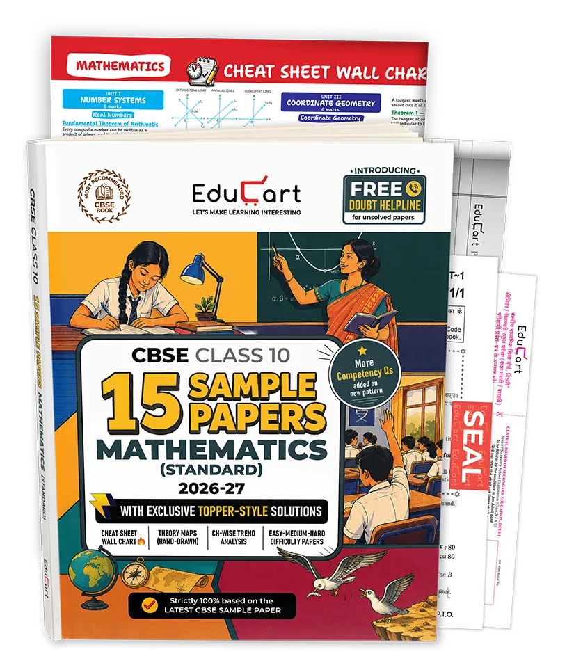 Educart Mathematics Best Sample Papers For CBSE Class 10th Latest Edition 2026-27 - Bhandari Stationers Kota