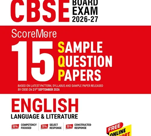 MTG English 15 Sample Paper For CBSE Class 10th 2027 Exam With Solution - Bhandari Stationers Kota