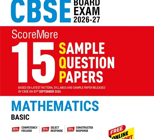MTG Mathematics 15 Sample Paper For CBSE Class 10th 2027 Exam With Solution - Bhandari Stationers Kota