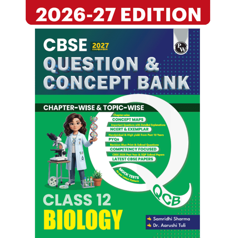 PW Biology CBSE Question Bank For Class 12th Latest Edition 2027 - Bhandari Stationers Kota