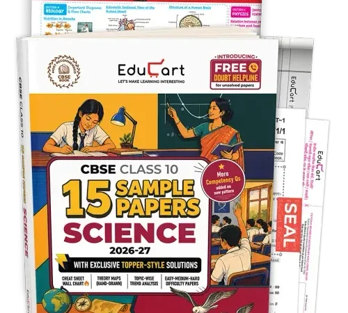 Educart Science Best Sample Papers For CBSE Class 10th Latest Edition 2026-27 - Bhandari Stationers Kota